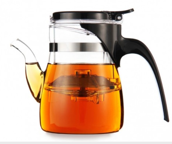 【正品尚明玻璃茶具 】B-01 420ml  专利活塞式品茗杯 推荐居家日常茶道使用
